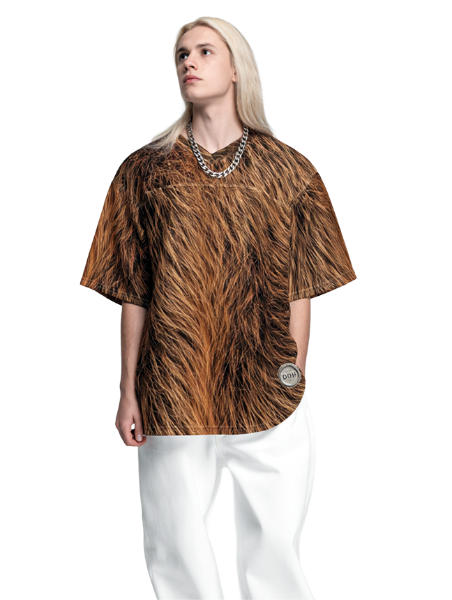 THREE  DIMENSIONAL SKIN V ALL-OVER PRINT SPORTS JERSEY
